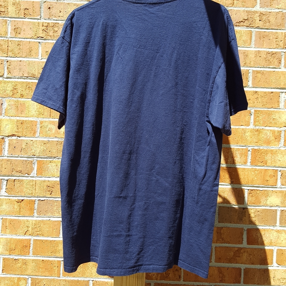 B17 Mens Vintage American Eagle graphic T-shirt Navy Size XL - Picture 4 of 4